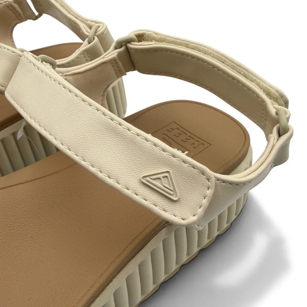 Reef Vista Higher Raya Sandals Women 11 Vintage Sand NEW Platform CJ6557